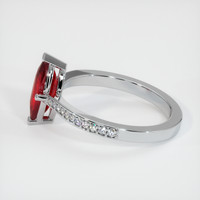 0.57 Ct. Ruby Ring, Platinum 950 4