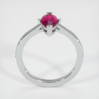 0.65 Ct. Ruby Ring, Platinum 950 3