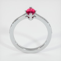 0.80 Ct. Ruby Ring, Platinum 950 3