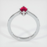 1.14 Ct. Ruby Ring, Platinum 950 3