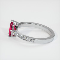 1.14 Ct. Ruby Ring, Platinum 950 4