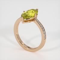 3.24 Ct. Gemstone Ring, 14K Rose Gold 2