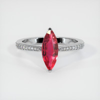 Ruby Ring 1.07 Ct. 14K White Gold Preview