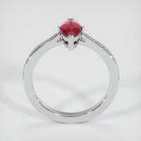 Ruby Ring 0.72 Ct. 14K White Gold Preview