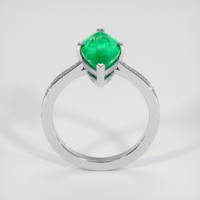 2.39 Ct. Emerald Ring, 18K White Gold 3