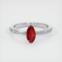 Ruby Ring 1.29 Ct., 18K White Gold Preview