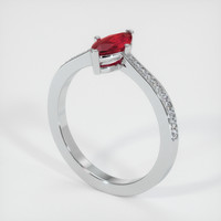Ruby Ring 1.29 Ct., 18K White Gold Preview