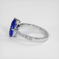 2.12 Ct. Sapphire Ring, 18K White Gold 4