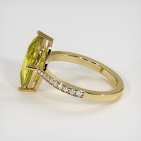 3.24 Ct. Gemstone Ring, 14K Yellow Gold 4