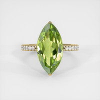 6.18 Ct. Gemstone Ring, 14K Yellow Gold 1