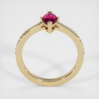 0.65 Ct. Ruby Ring, 14K Yellow Gold 3