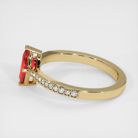 1.50 Ct. Ruby Ring, 14K Yellow Gold 4