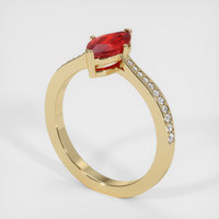 Ruby Ring 1.09 Ct. 14K Yellow Gold Preview