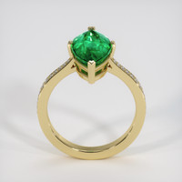 2.97 Ct. Emerald Ring, 18K Yellow Gold 3