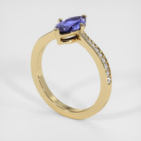 1.34 Ct. Gemstone Ring, 18K Yellow Gold 2