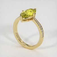 3.24 Ct. Gemstone Ring, 18K Yellow Gold 2