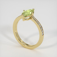 1.09 Ct. Gemstone Ring, 18K Yellow Gold 2