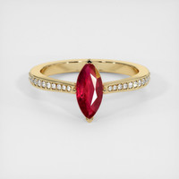 Ruby Ring 0.72 Ct., 18K Yellow Gold Preview