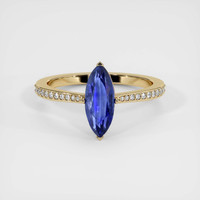 2.12 Ct. Sapphire Ring, 18K Yellow Gold 1