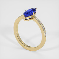 2.12 Ct. Sapphire Ring, 18K Yellow Gold 2