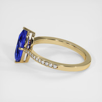 2.12 Ct. Sapphire Ring, 18K Yellow Gold 4