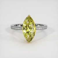 3.24 Ct. Gemstone Ring, 14K Yellow & White 1