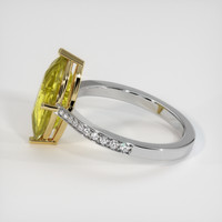 3.24 Ct. Gemstone Ring, 14K Yellow & White 4