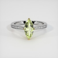 1.09 Ct. Gemstone Ring, 14K Yellow & White 1