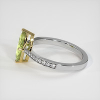 1.09 Ct. Gemstone Ring, 14K Yellow & White 4