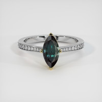 1.16 Ct. Gemstone Ring, 14K Yellow & White 1