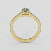 0.25 Ct. Alexandrite Ring, 14K Yellow Gold 3