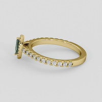 0.25 Ct. Alexandrite Ring, 14K Yellow Gold 4