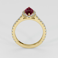 1.34 Ct. Gemstone Ring, 18K Yellow Gold 3