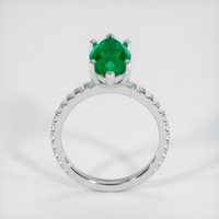 2.97 Ct. Emerald Ring, Platinum 950 3