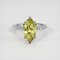 3.24 Ct. Gemstone Ring, Platinum 950 1