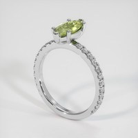 1.09 Ct. Gemstone Ring, Platinum 950 2