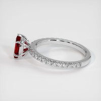 0.76 Ct. Ruby Ring, Platinum 950 4