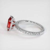 1.50 Ct. Ruby Ring, Platinum 950 4