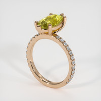 3.24 Ct. Gemstone Ring, 14K Rose Gold 2