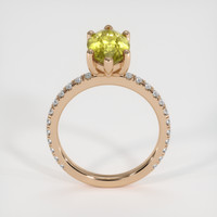 3.24 Ct. Gemstone Ring, 14K Rose Gold 3