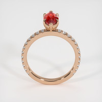 1.50 Ct. Ruby Ring, 14K Rose Gold 3