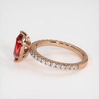 1.50 Ct. Ruby Ring, 14K Rose Gold 4