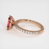 1.31 Ct. Ruby Ring, 14K Rose Gold 4