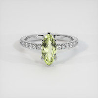 1.09 Ct. Gemstone Ring, 18K White Gold 1