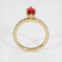 1.50 Ct. Ruby Ring, 14K Yellow Gold 3