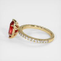 1.50 Ct. Ruby Ring, 14K Yellow Gold 4