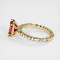 1.31 Ct. Ruby Ring, 14K Yellow Gold 4