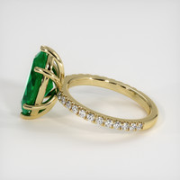 2.76 Ct. Emerald Ring, 18K Yellow Gold 4