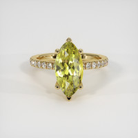 3.24 Ct. Gemstone Ring, 18K Yellow Gold 1