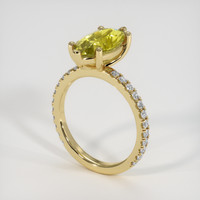 3.24 Ct. Gemstone Ring, 18K Yellow Gold 2